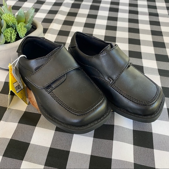 Smartfit Black Velcro Dress Shoes - Picture 7 of 7
